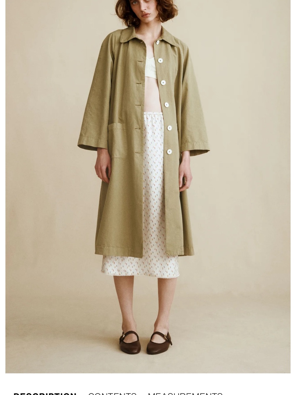 ZARA X CARAMEL LONDON TRENCH COAT